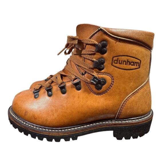 Vintage Dunham Mountaineering Boot USA Women size 9 - Picture 1 of 9